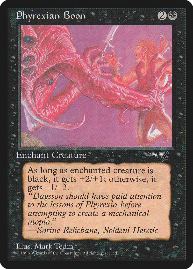 Phyrexian Boon (ALL-023) - Alliances
