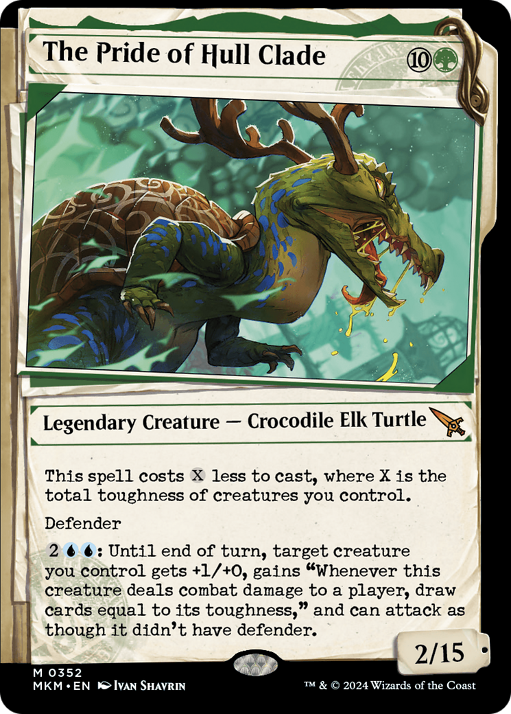 The Pride of Hull Clade (MKM-352) - Murders at Karlov Manor: (Showcase) Foil