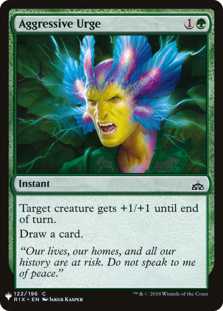Aggressive Urge (LIST-RIX-122) - The List