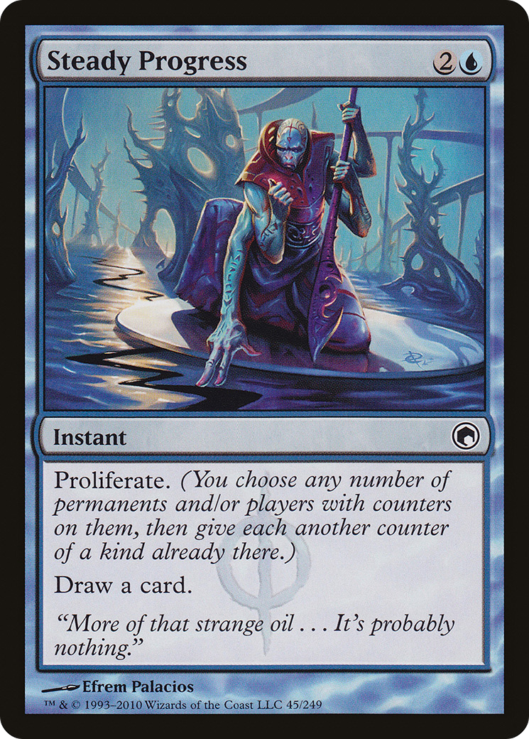 Steady Progress (SOM-045) - Scars of Mirrodin