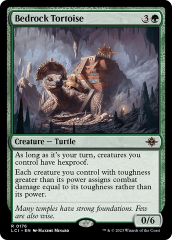 Bedrock Tortoise (LCI-176) - The Lost Caverns of Ixalan Foil