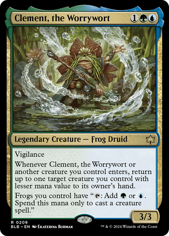 Clement, the Worrywort (BLB-209) - Bloomburrow