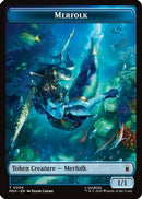 Merfolk // Doombot Double-Sided Token (MSH-6 // 18) - Marvel Super Heroes Foil