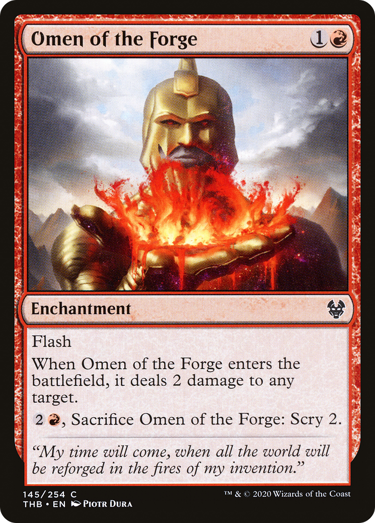 Omen of the Forge (THB-145) - Theros Beyond Death