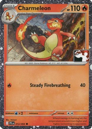 Charmeleon 012/094  - Holofoil Prize Pack Series Cards - Common