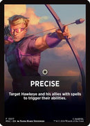 Precise Theme Card (MSC-017) - Commander: Marvel Super Heroes