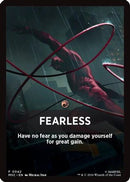 Fearless Theme Card (MSC-042) - Commander: Marvel Super Heroes