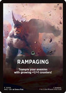 Rampaging Theme Card (MSC-054) - Commander: Marvel Super Heroes