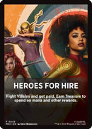 Heroes For Hire Theme Card (MSC-043) - Commander: Marvel Super Heroes