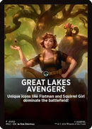 Great Lakes Avengers Theme Card (MSC-052) - Commander: Marvel Super Heroes