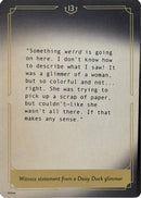 Whispers in the Well Case File Cards (13 of 18)  - Whispers in the Well