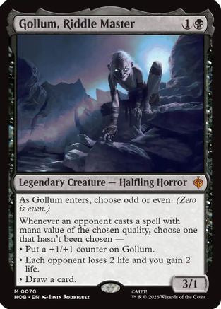 Gollum, Riddle Master (HOB-070) - The Hobbit Foil