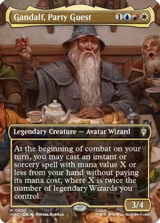 Gandalf, Party Guest (Borderless) (HOC-002) - The Hobbit: Eternal-Legal