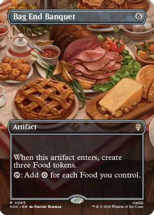 Bag End Banquet (Borderless) (HOC-005) - The Hobbit: Eternal-Legal