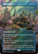 Rivendell (Borderless) (Surge Foil) (HOC-091) - The Hobbit: Eternal-Legal Foil