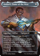 Anduril, Flame of the West (Borderless) (HOC-039) - The Hobbit: Eternal-Legal Foil