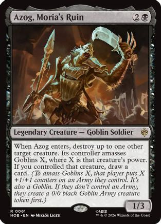 Azog, Moria's Ruin (HOB-061) - The Hobbit Foil