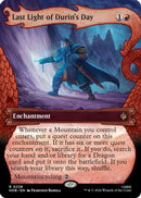 Last Light of Durin's Day (Showcase) (HOB-228) - The Hobbit Foil