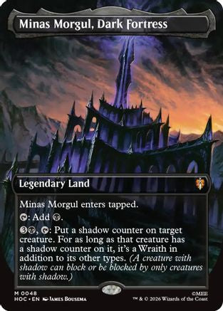 Minas Morgul, Dark Fortress (Borderless) (HOC-048) - The Hobbit: Eternal-Legal
