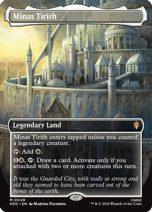 Minas Tirith (Borderless) (HOC-049) - The Hobbit: Eternal-Legal Foil