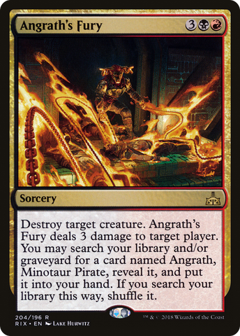 Angrath's Fury (RIX-204) - Rivals of Ixalan