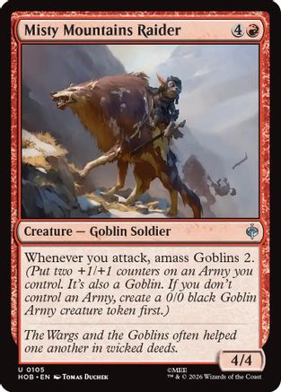 Misty Mountains Raider (HOB-105) - The Hobbit