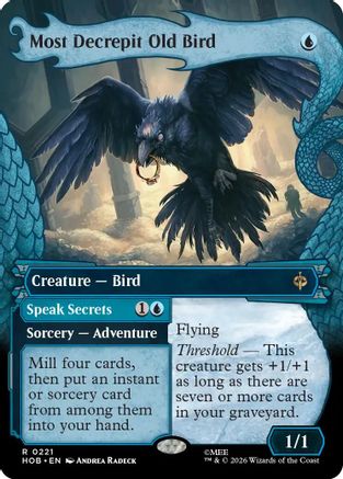 Most Decrepit Old Bird (Showcase) (HOB-221) - The Hobbit Foil