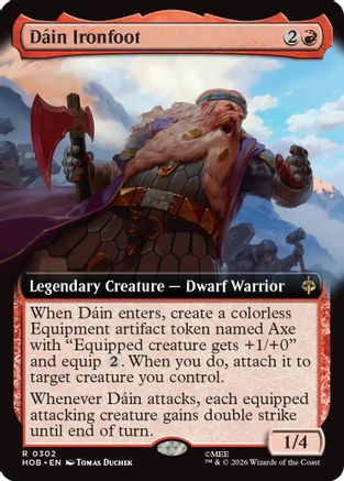 Dain Ironfoot (Extended Art) (HOB-302) - The Hobbit