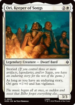 Ori, Keeper of Songs (HOB-023) - The Hobbit