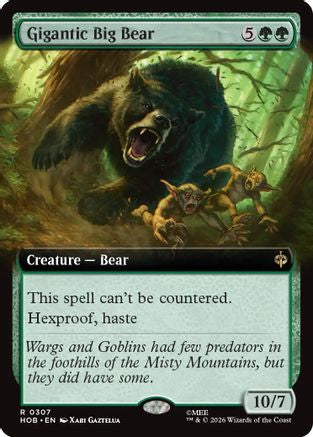 Gigantic Big Bear (Extended Art) (HOB-307) - The Hobbit Foil