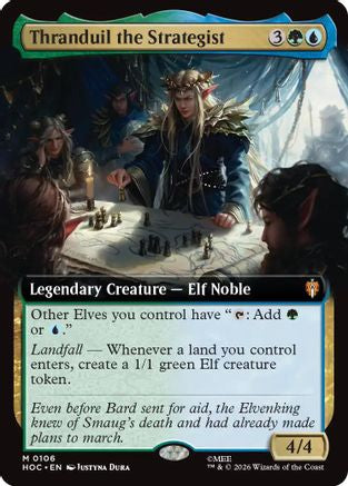 Thranduil the Strategist (Extended Art) (HOC-106) - The Hobbit: Eternal-Legal