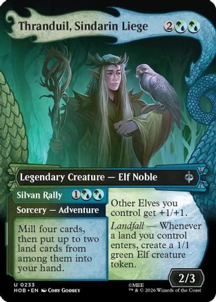 Thranduil, Sindarin Liege (Showcase) (HOB-233) - The Hobbit Foil
