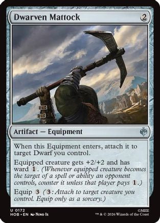 Dwarven Mattock (HOB-172) - The Hobbit Foil