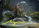 Mirkwood Meditator Art Card (Gold-Stamped Signature) (ASHOB-010) - Art Series: The Hobbit