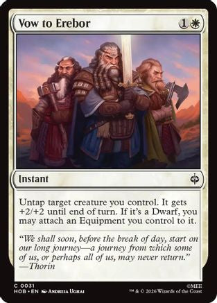 Vow to Erebor (HOB-031) - The Hobbit