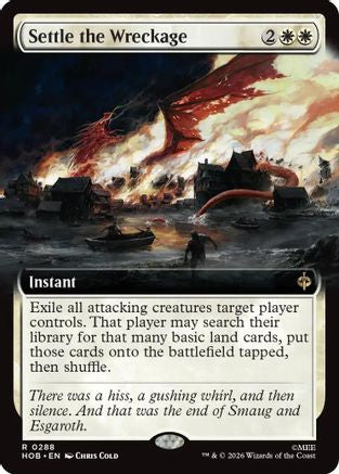 Settle the Wreckage (Extended Art) (HOB-288) - The Hobbit Foil