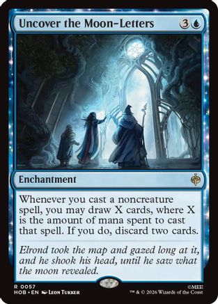 Uncover the Moon-Letters (HOB-057) - The Hobbit Foil