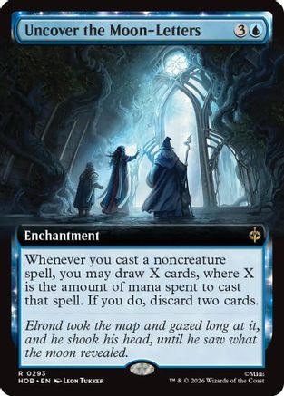 Uncover the Moon-Letters (Extended Art) (HOB-293) - The Hobbit