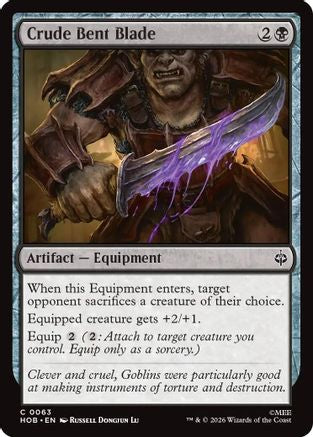 Crude Bent Blade (HOB-063) - The Hobbit Foil