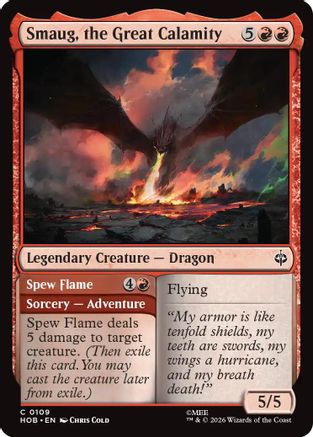 Smaug, the Great Calamity (HOB-109) - The Hobbit Foil