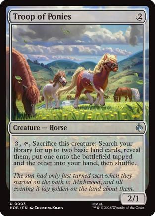 Troop of Ponies (HOB-003) - The Hobbit Foil