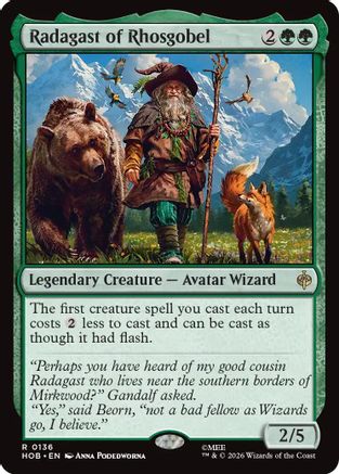 Radagast of Rhosgobel (HOB-136) - The Hobbit Foil