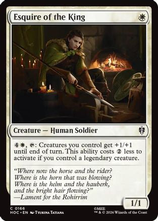 Esquire of the King (HOC-166) - The Hobbit: Eternal-Legal