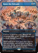 Raise the Palisade (Borderless) (HOC-018) - The Hobbit: Eternal-Legal Foil
