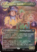 Lotho, Corrupt Shirriff (Borderless) (Surge Foil) (HOC-074) - The Hobbit: Eternal-Legal Foil