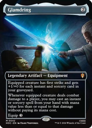 Glamdring (Borderless) (HOC-042) - The Hobbit: Eternal-Legal Foil