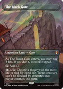 The Black Gate (Borderless) (Surge Foil) (HOC-087) - The Hobbit: Eternal-Legal Foil
