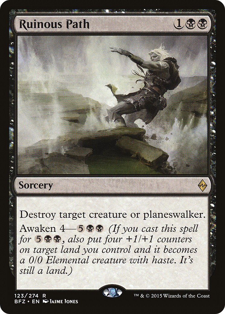 Ruinous Path (BFZ-123) - Battle for Zendikar Foil