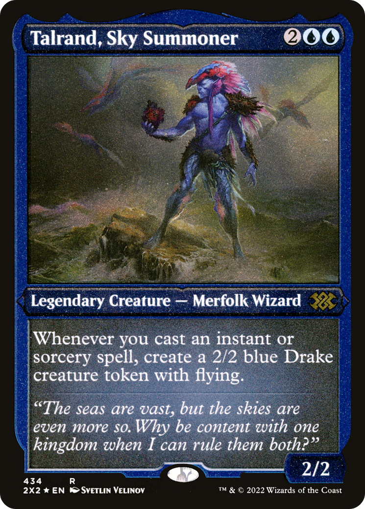 Talrand, Sky Summoner (2X2-434) - Double Masters 2022 Foil
