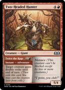 Two-Headed Hunter // Twice the Rage (WOE-155) - Wilds of Eldraine Foil